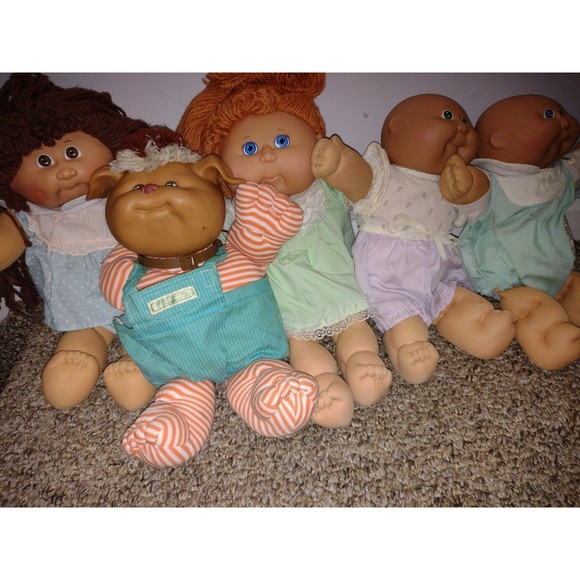 Cabbage Patch Kids Vintage 5 Pcs Lot - Picture 1 of 11